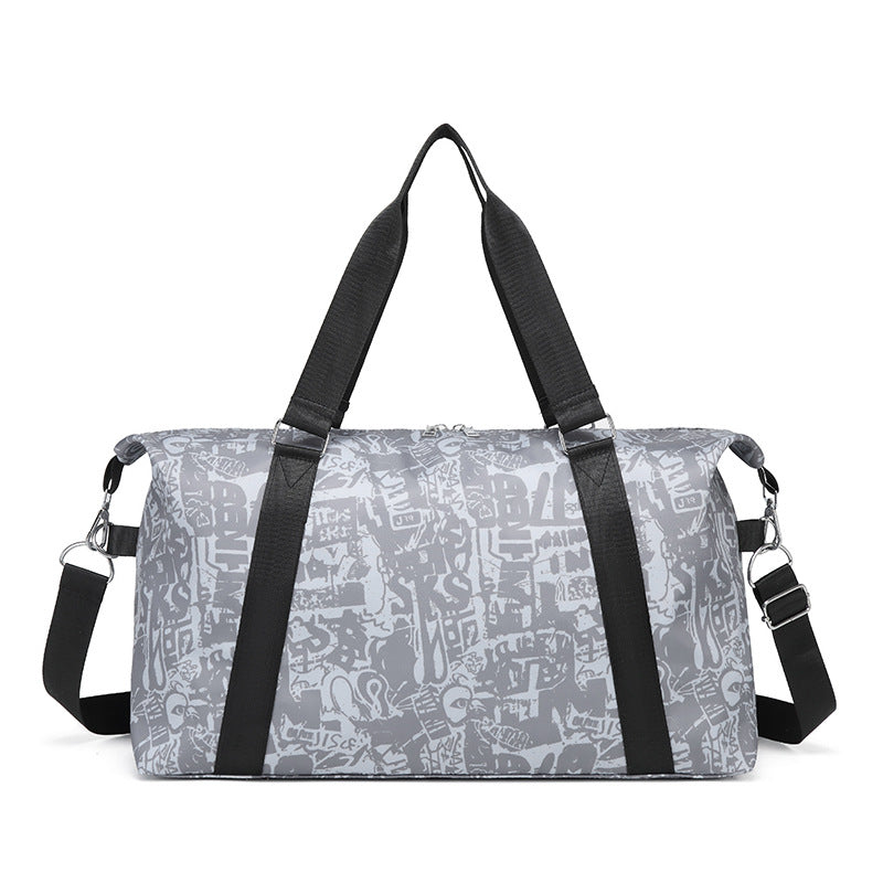 Graphic Patterned Sports Duffel Bag Kalsten