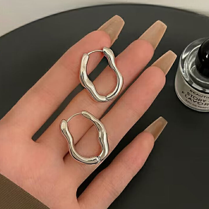 Wavy hoop earrings Kalsten