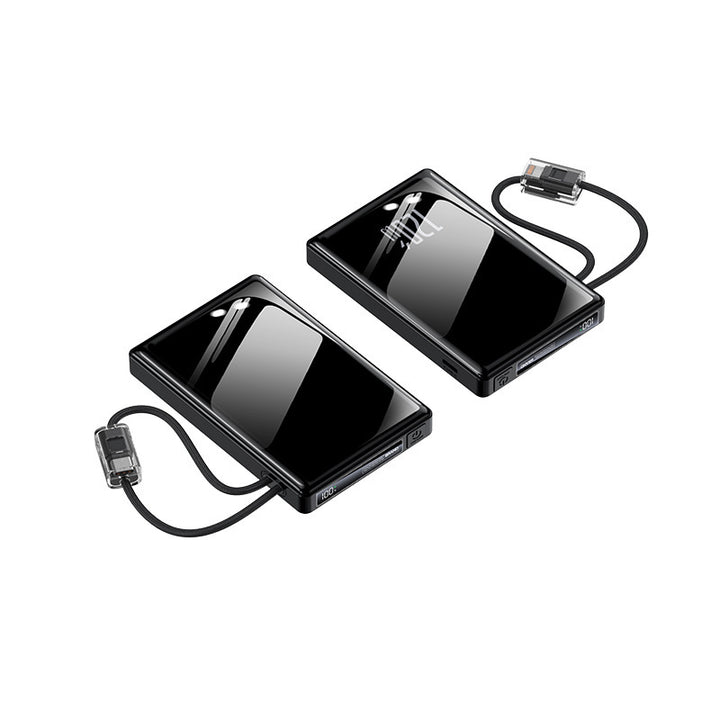 Portable power bank with integrated cables and state-of-the-art fast charging function Kalsten
