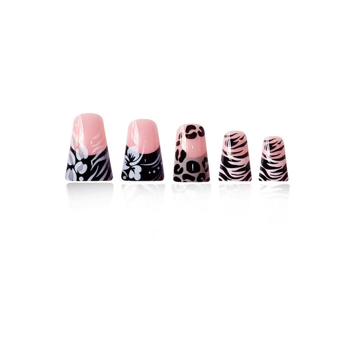 Artistic French Tip Press-On Nails Kalsten