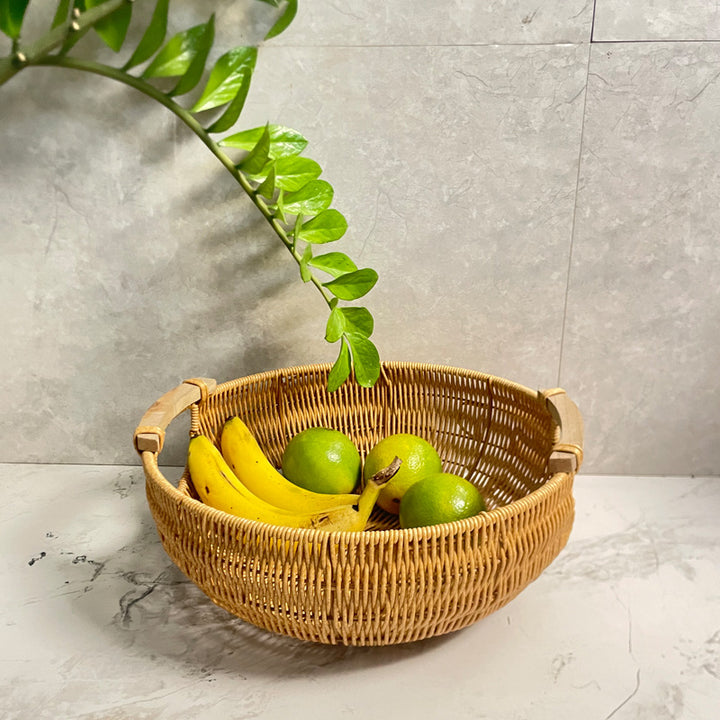 Decorative Wicker Storage Basket Kalsten