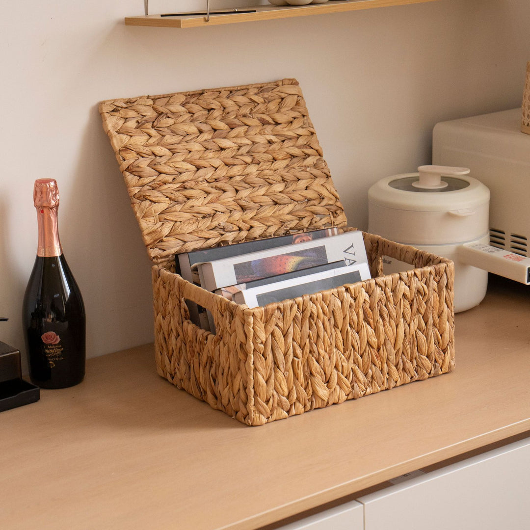 Handwoven Natural Storage Basket Kalsten
