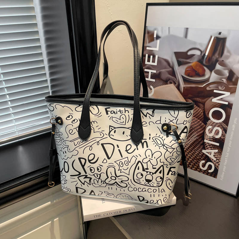 Artistic Graphic Tote Bag