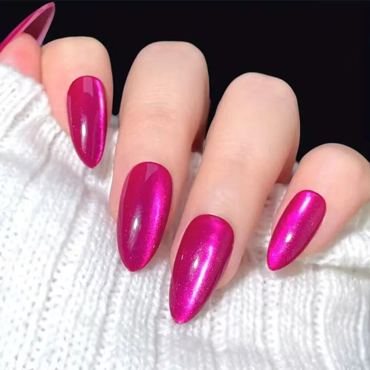 Long-Lasting Glossy Press-On Nail Set Kalsten