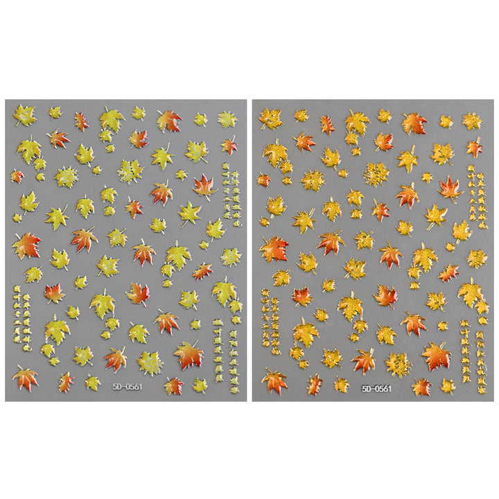 Autumn Leaf Nail Art Stickers