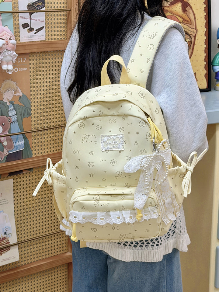 Cute Illustrated Patterned Backpack Kalsten 1791205714