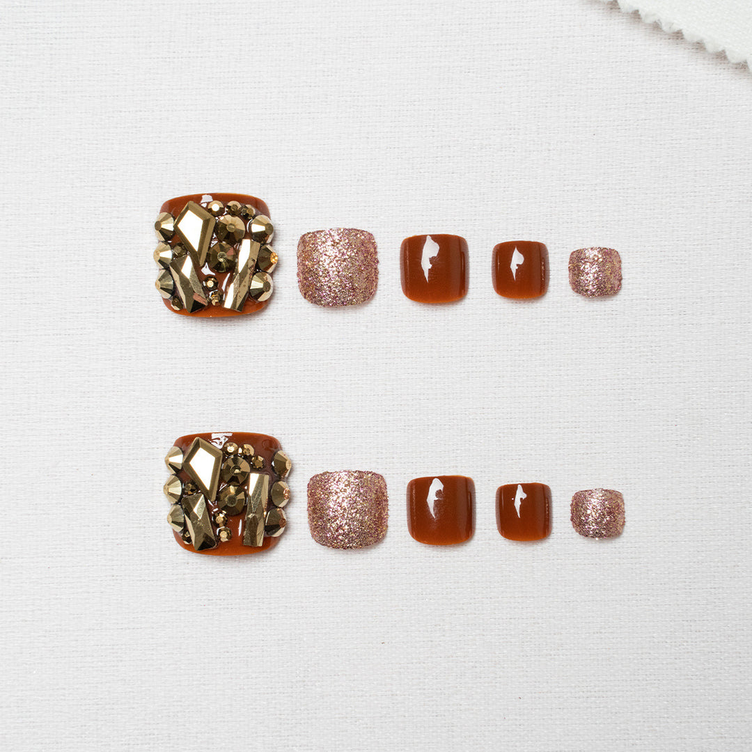 Decorative Glam Nail Art