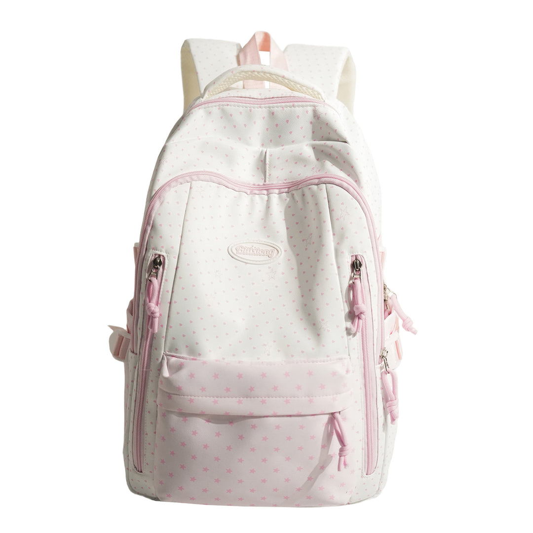 Decorative Star-Patterned Backpack Kalsten