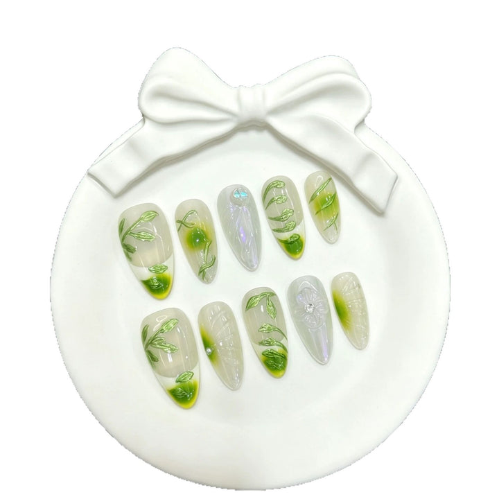 Botanical Art Press-On Nails Set