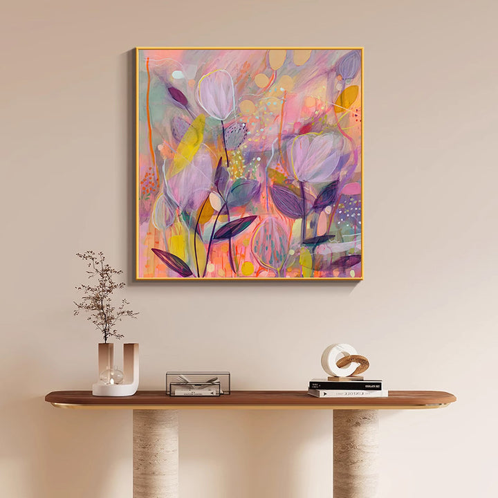 Colorful Floral Canvas Art