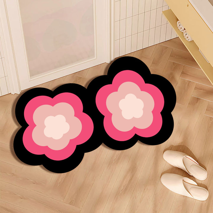 Whimsical Cloud-Shaped Bath Mat
