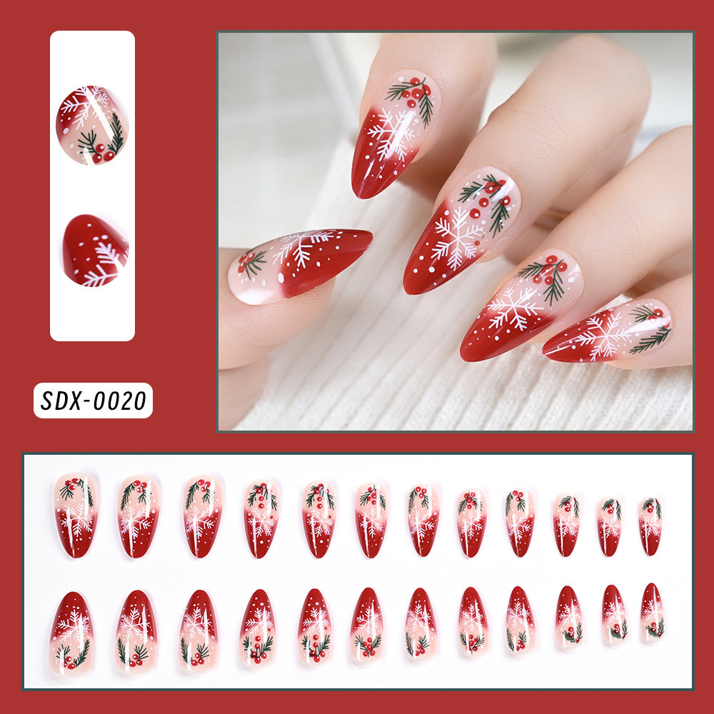 Festive Holiday Press-On Nails