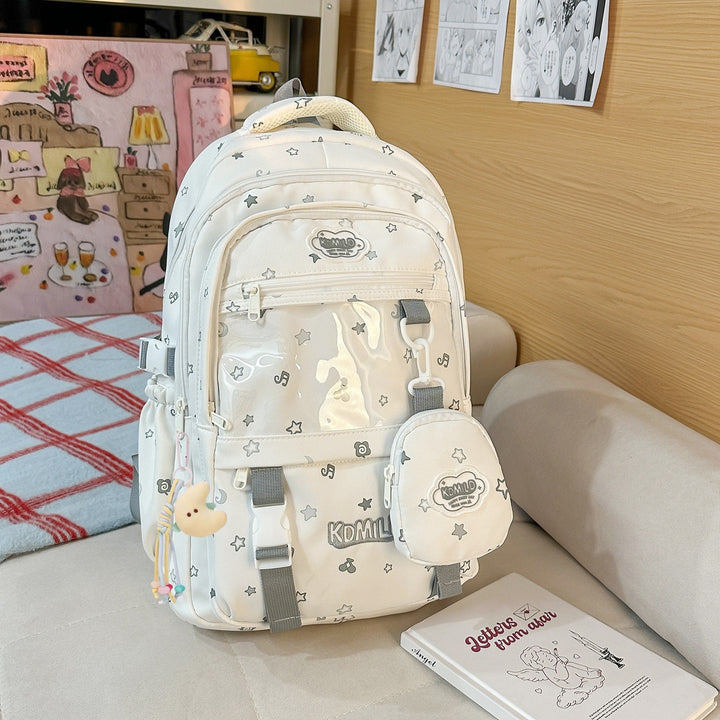 Playful Cartoon-Themed School Backpack