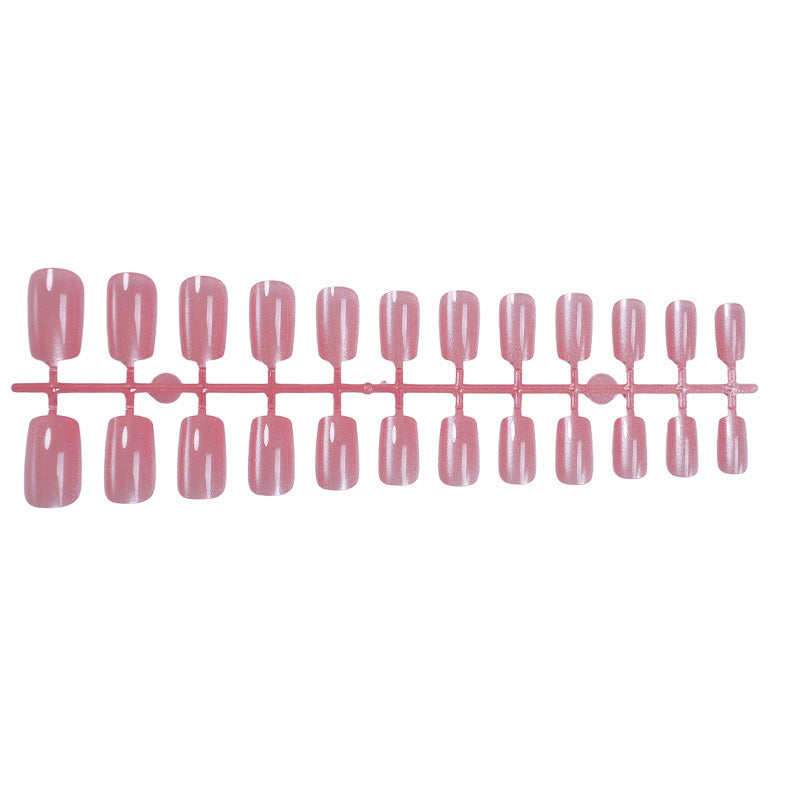 Glossy Short Press-On Nail Set