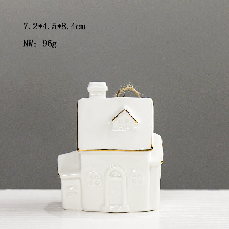 Decorative House-Shaped Ceramic Kalsten
