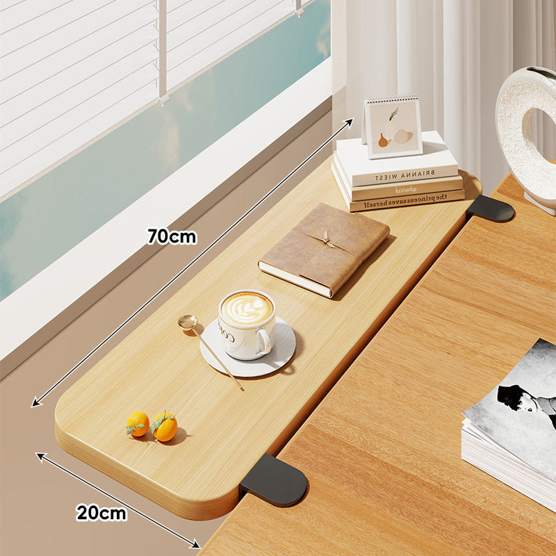 Clamp-On Window Sill Desk Extension Shelf
