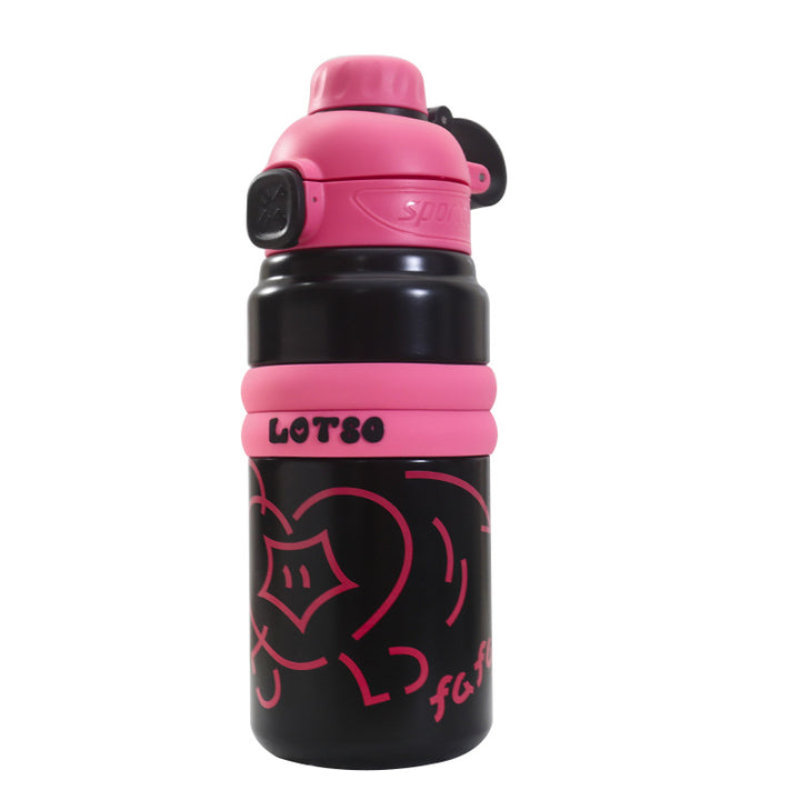 Ladies Insulated Drinking Bottle with Fun Character Design Kalsten