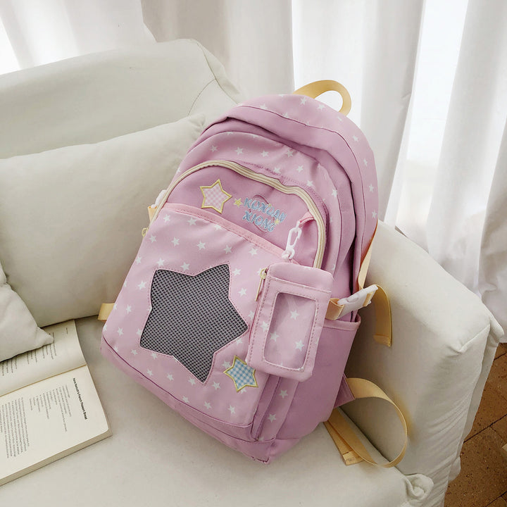 Cute Star-Print Backpack Kalsten