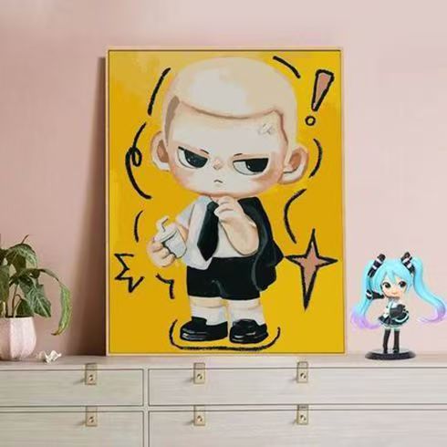 Playful Character Art Print Kalsten