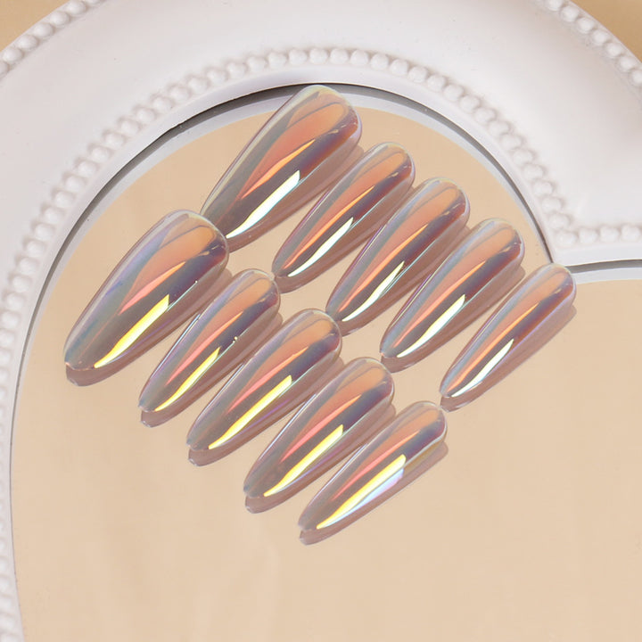 Premium Glossy Almond-Shaped Press-On Nails Kalsten 1789388672
