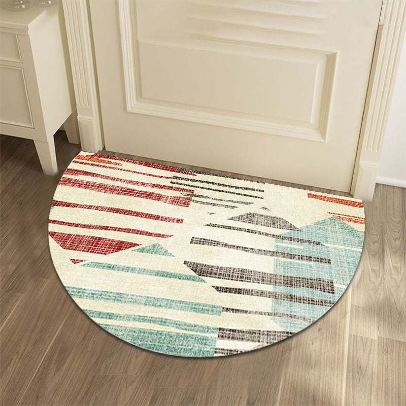 Geometric Patterned Entryway Mat
