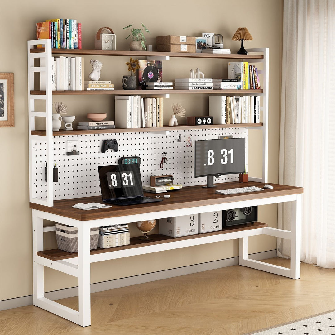 Multifunctional workspace with shelf Kalsten