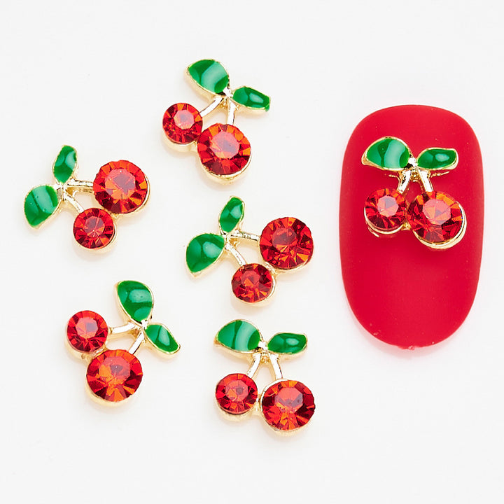 Decorative Cherry Nail Art Charms