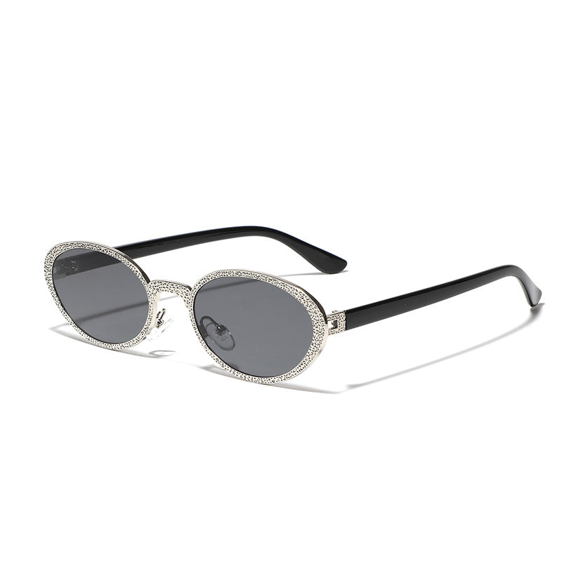 Women Glamorous Sunglasses with Sparkling Frame Decoration Kalsten