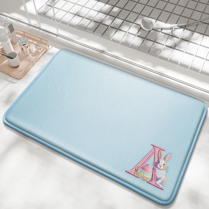 Playful Cartoon Bath Mat Kalsten