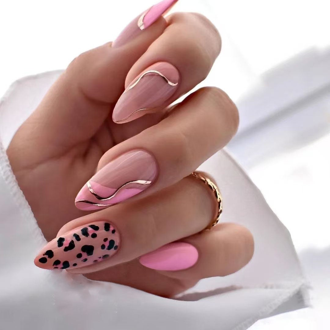 Artistic Nail Art Design Kit with Glamorous Metallic Accents