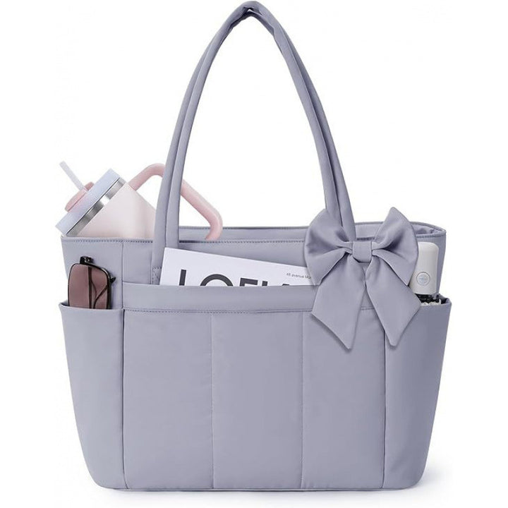 Elegant tote bag with bow design Kalsten