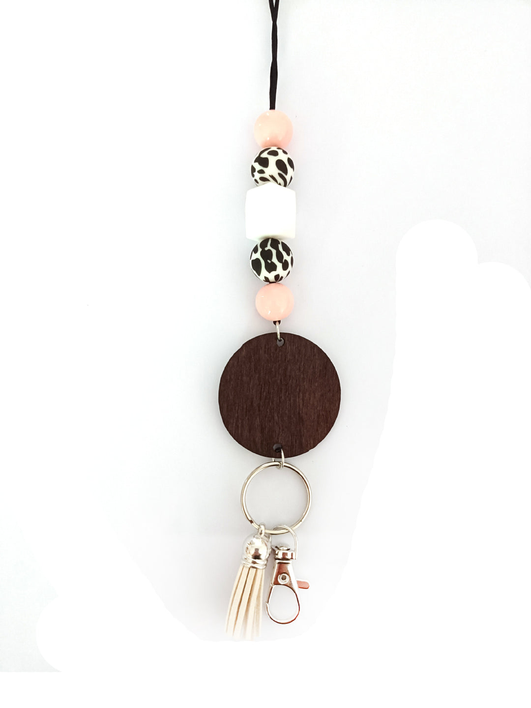 Wooden Beaded Keychain Holder Kalsten