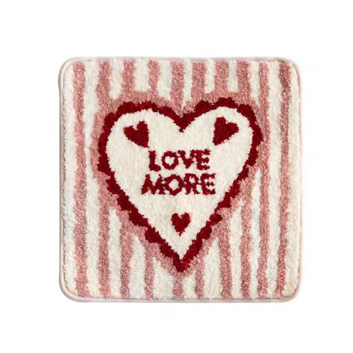 Apple-Themed Plush Bath Mat Kalsten