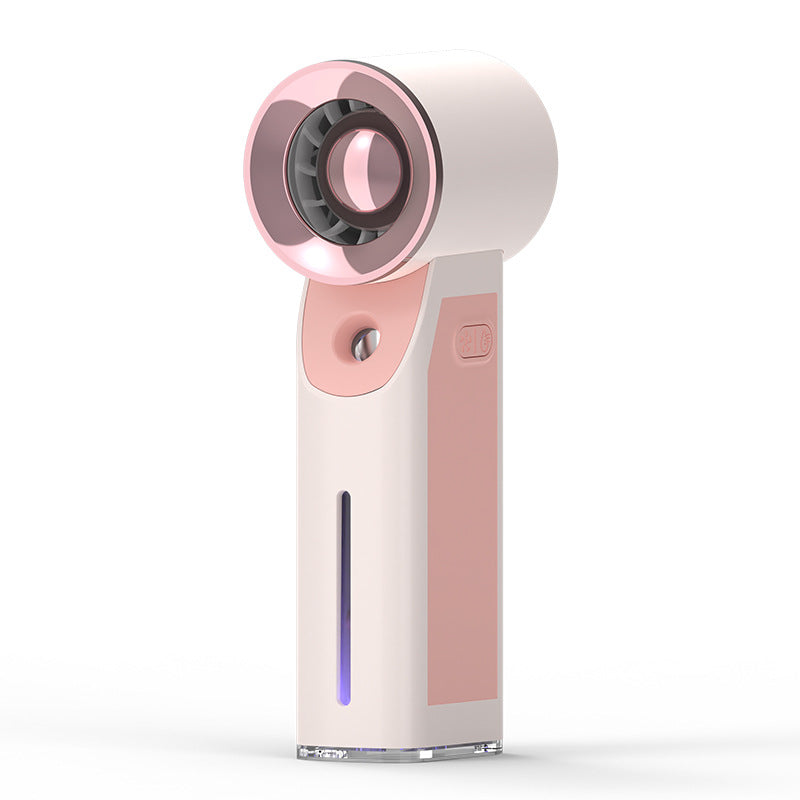 Cooling Portable Facial Mister and Bladeless Cooling Fan USB Rechargeable Hydration Spray Kalsten
