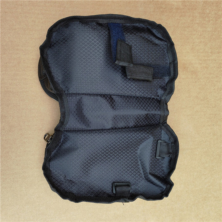 compact waterproof bicycle handlebar storage bag with quick-release straps and mesh organizer Kalsten