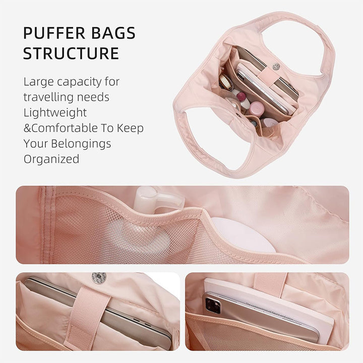 Padded shoulder bag with modern quilted design Kalsten