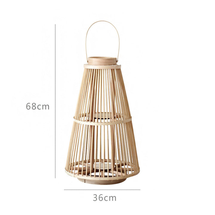 Stylish Rattan Lantern Kalsten