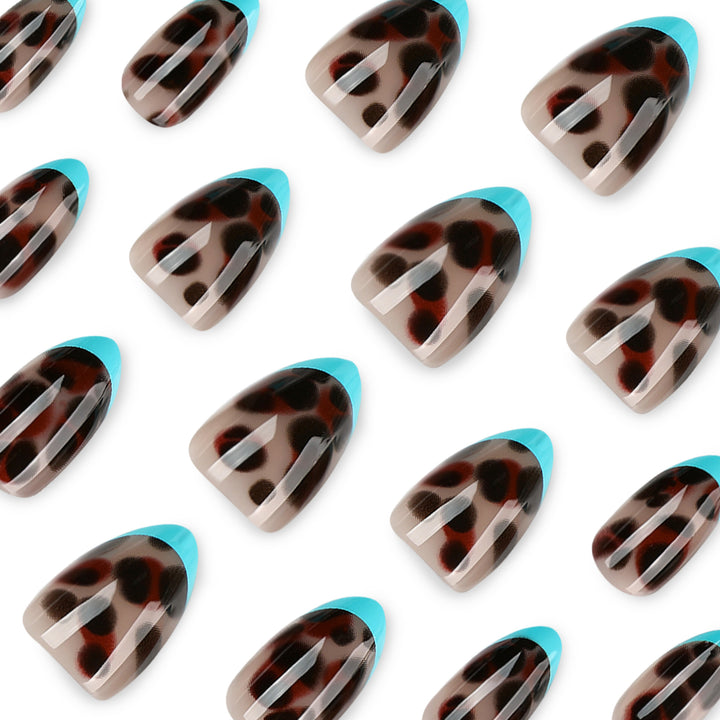 Artful Nail Art with Leopard Color Play Kalsten