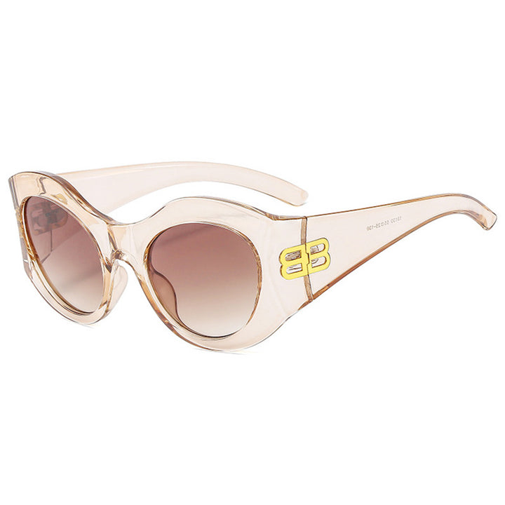 Women's Designer Cat-Eye Sunglasses with Elegant Profile and UV Protection Kalsten