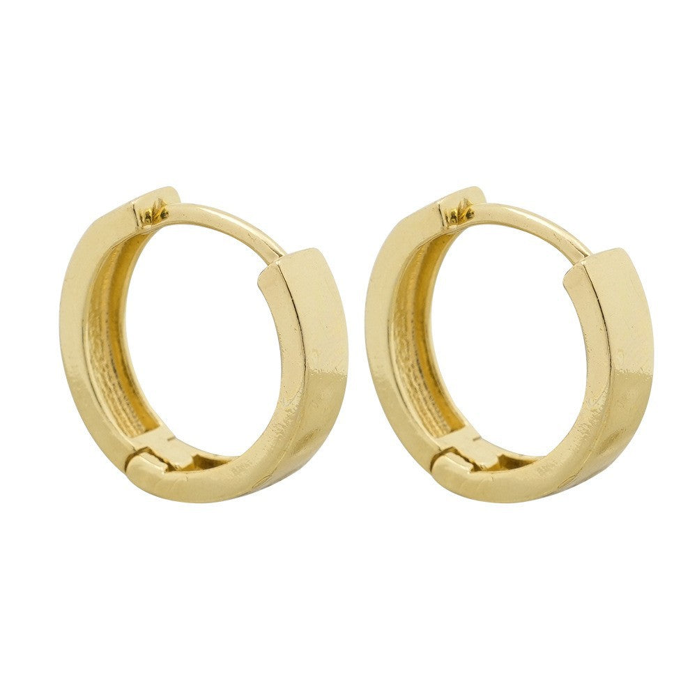 Sleek Curved Huggie Earrings Kalsten
