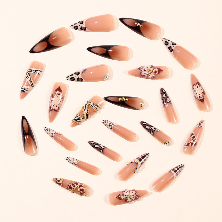 Luxurious Artistic Stiletto Nail Art Kalsten