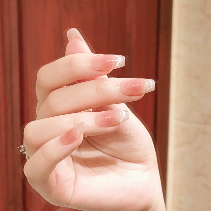 Elegant French Tip Press-On Nail Set