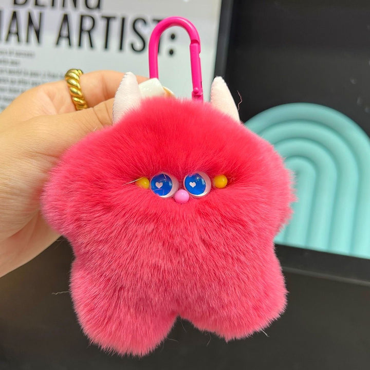 Cute Plush Fur Climbing Keychain Kalsten