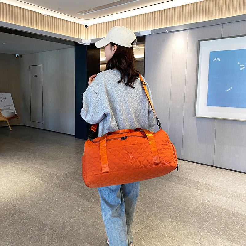 Quilted Gym Travel Duffle Bag Kalsten