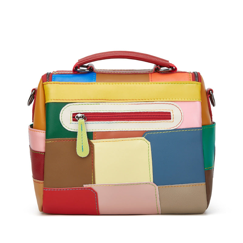 Colorful Patchwork Handbag  1791995180