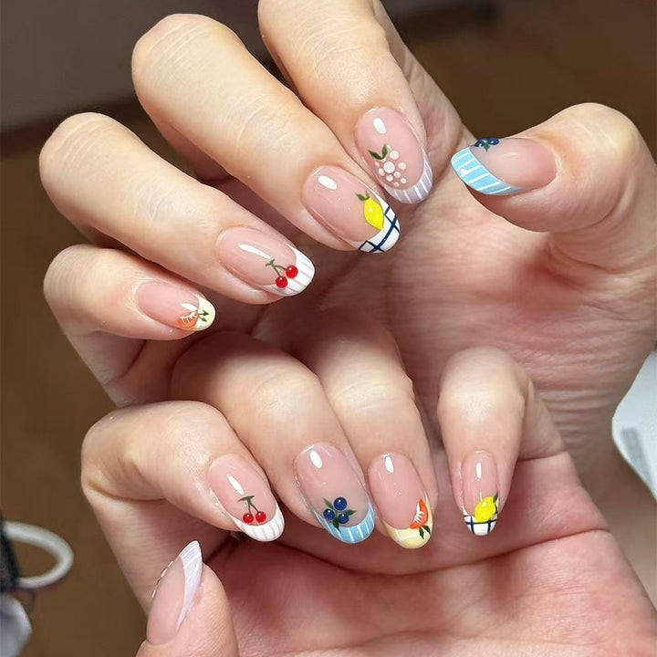 Colored Artificial Nail Set Kalsten