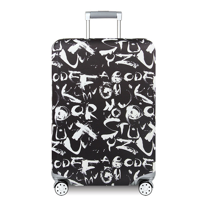 Women Hard-shell Trolley with Creative Graffiti Design Kalsten