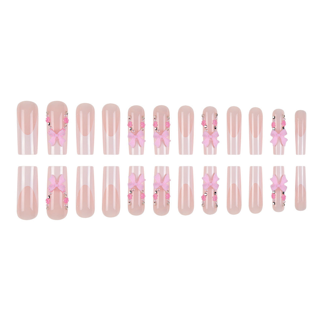 Decorative Floral Acrylic Press-On Nail Set Kalsten