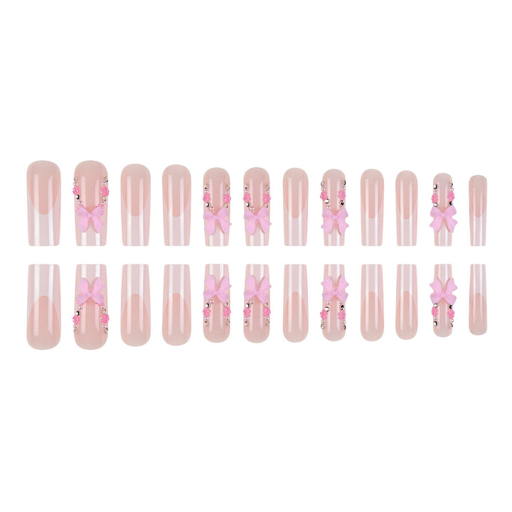 Decorative Floral Acrylic Press-On Nail Set Kalsten