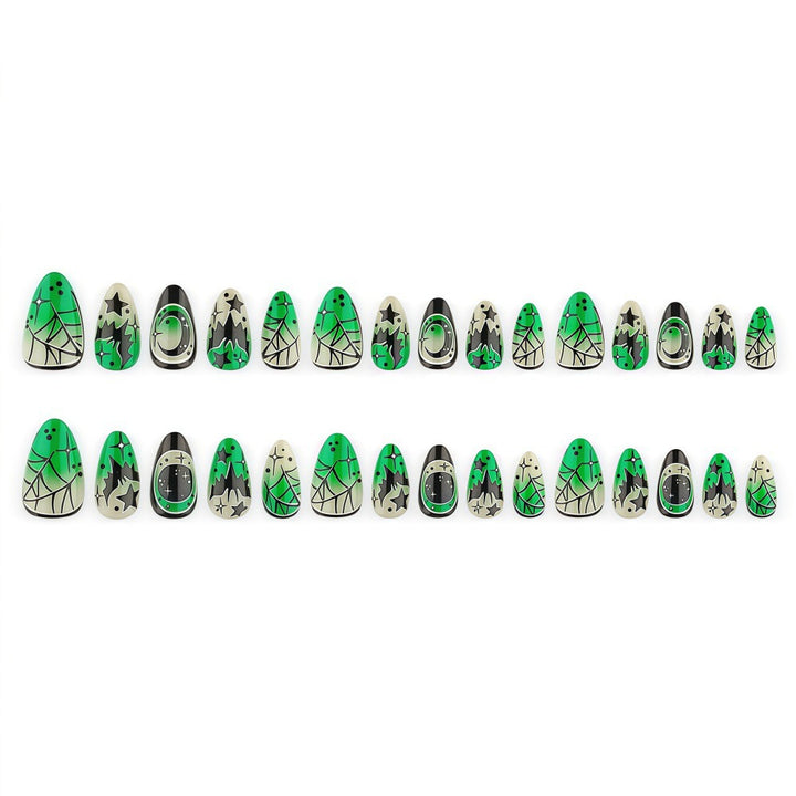Creative Halloween Design Fake Nails Kalsten